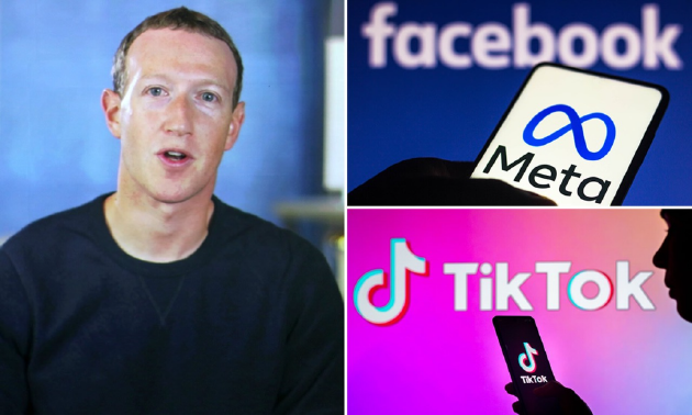（图注：TikTok是扎克伯格所面临的更大竞争对手）