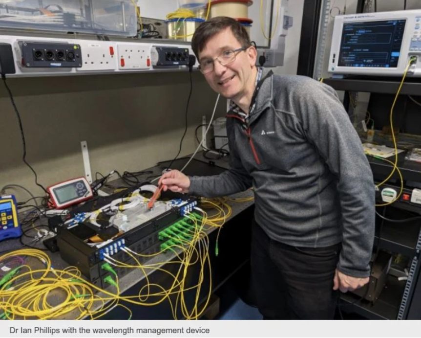 英国科学家解锁光纤新频段，实现 301000 Gbps 超高速网络