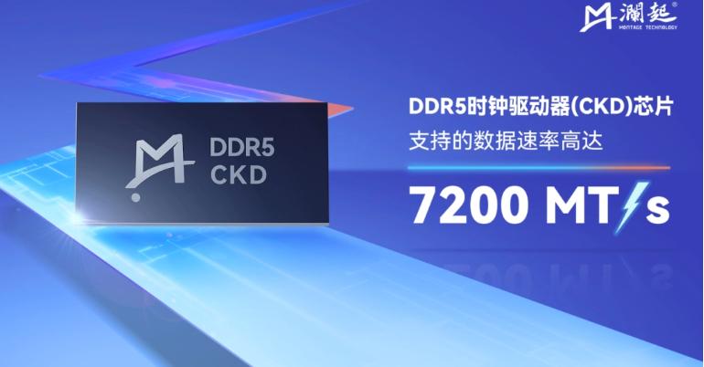 澜起科技率先试产 DDR5 时钟驱动器（CKD）芯片